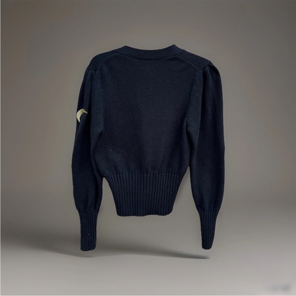 Cinq a Sept Woman Morgan Embroidered Cardigan Black Small - Picture 2 of 5